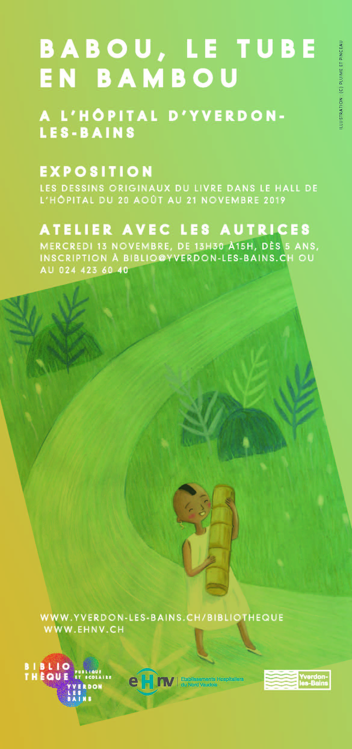 Affiche - Exposition : Babou le tube en bambou