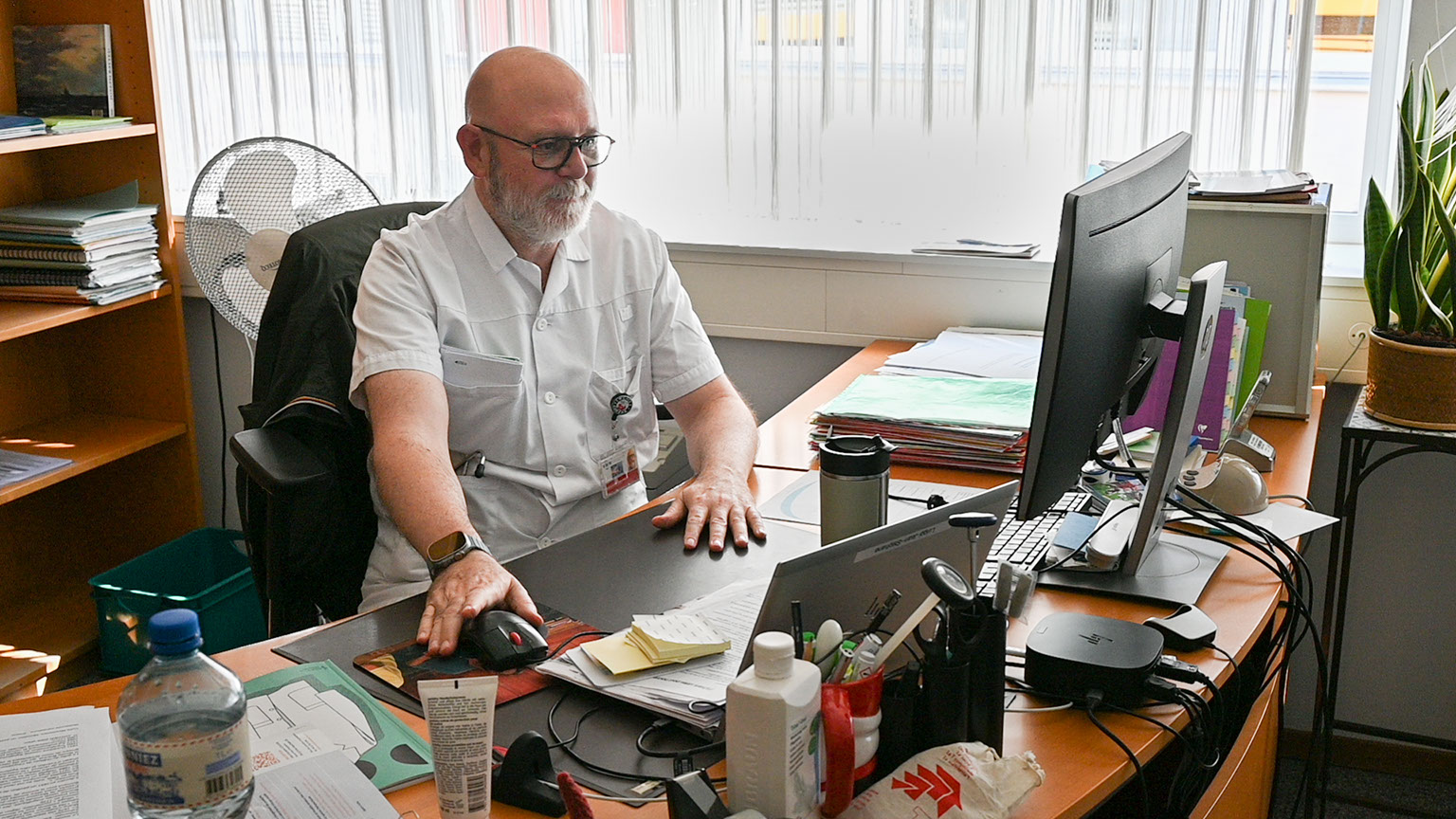 Dr Jean-Stéphane Luiggi, médecin adjoint e médecine générale sur le site de Chamblon aux eHnv