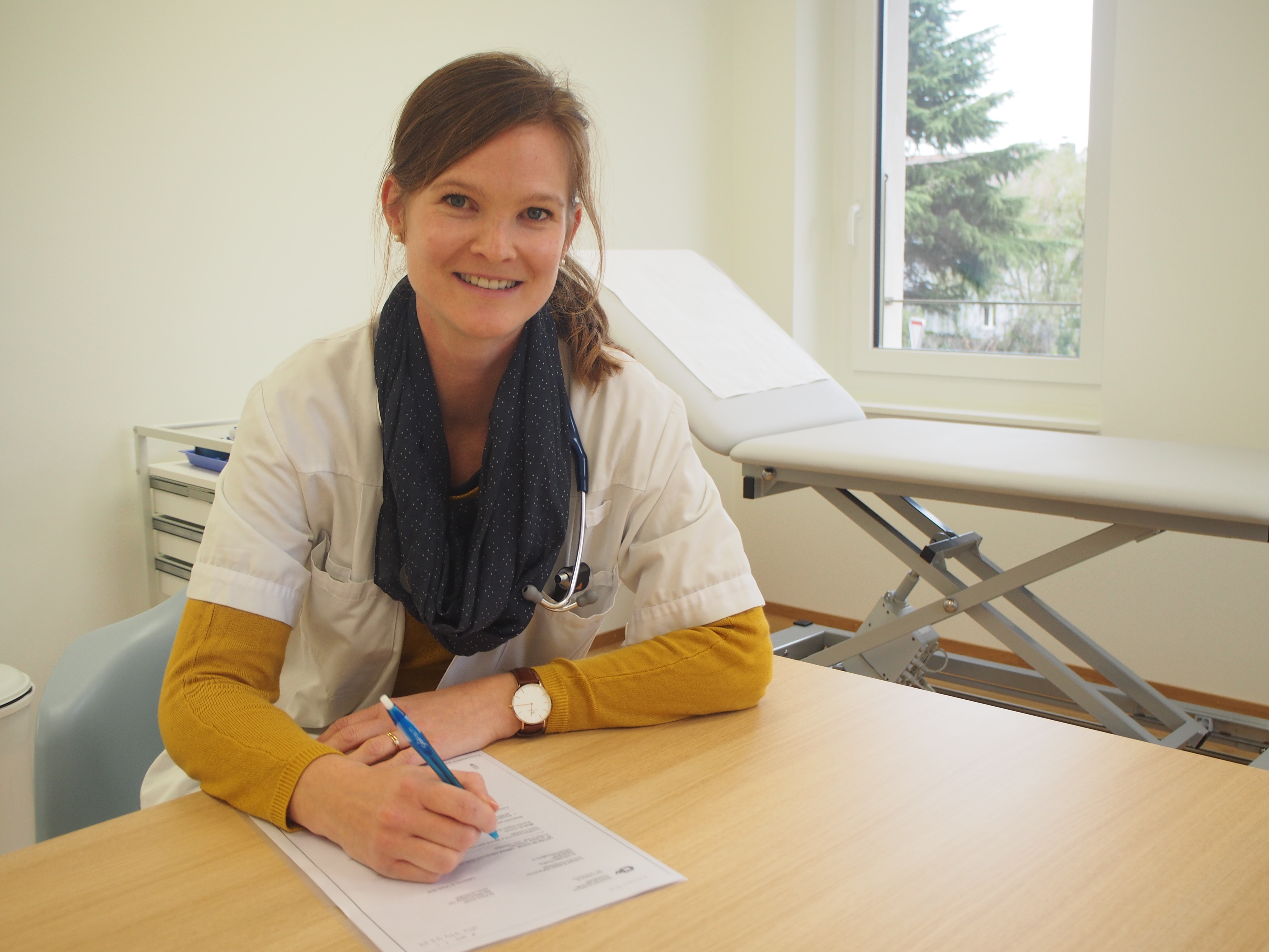 Nadia Carità, médecin généraliste en charge de la permanence médicale des eHnv à Cossonay