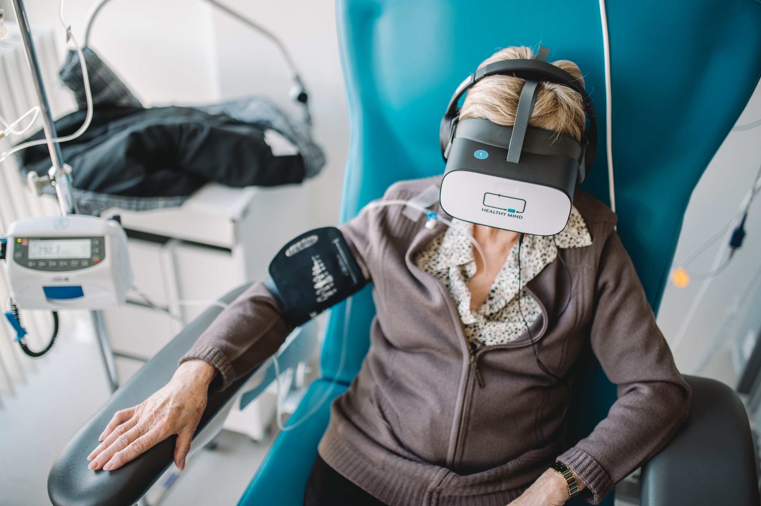 La réalité virtuelle permet de diminuer les nausées et l’anxiété