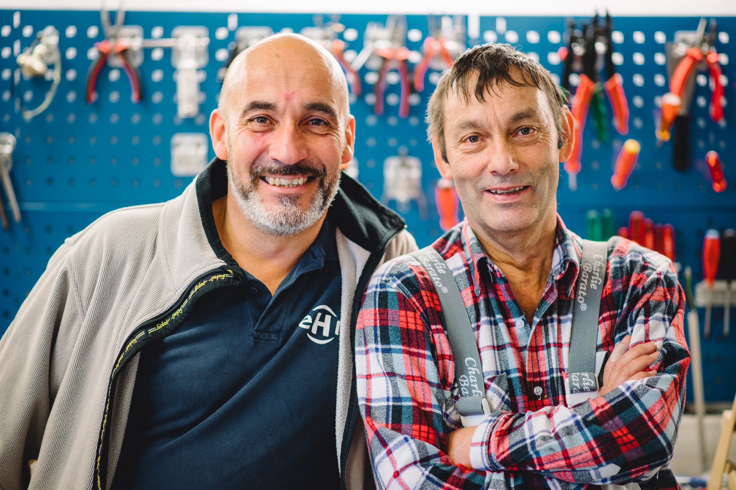 Les deux membres du service technique de Chamblon.